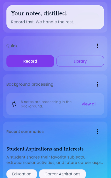 SmartVoiceNotes – 30-Second Demo (AI Meeting Notes App)